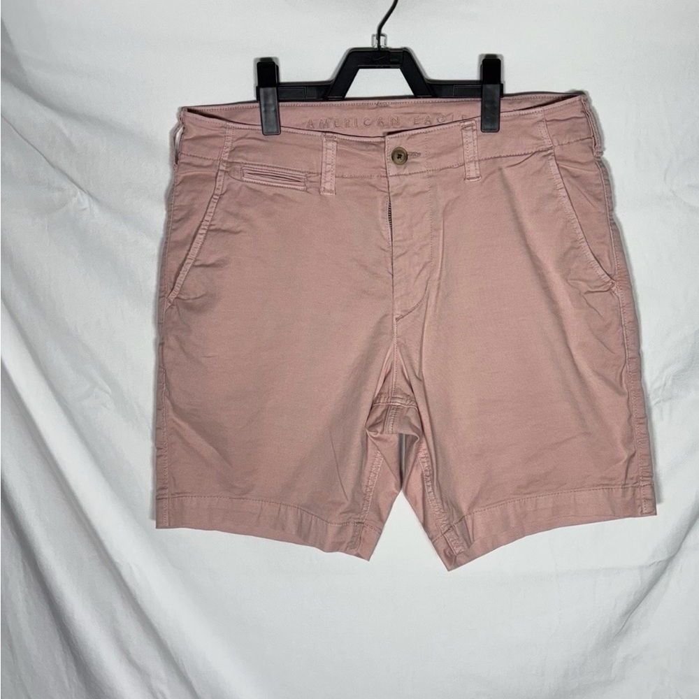 American‎ Eagle Shorts Mens 32 Next Level Flex Chino Pink Casual Classic Fit